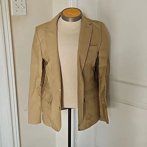 Tommy Hilfiger Men's Cotton Blazer Small Brown - Picture 2 of 16